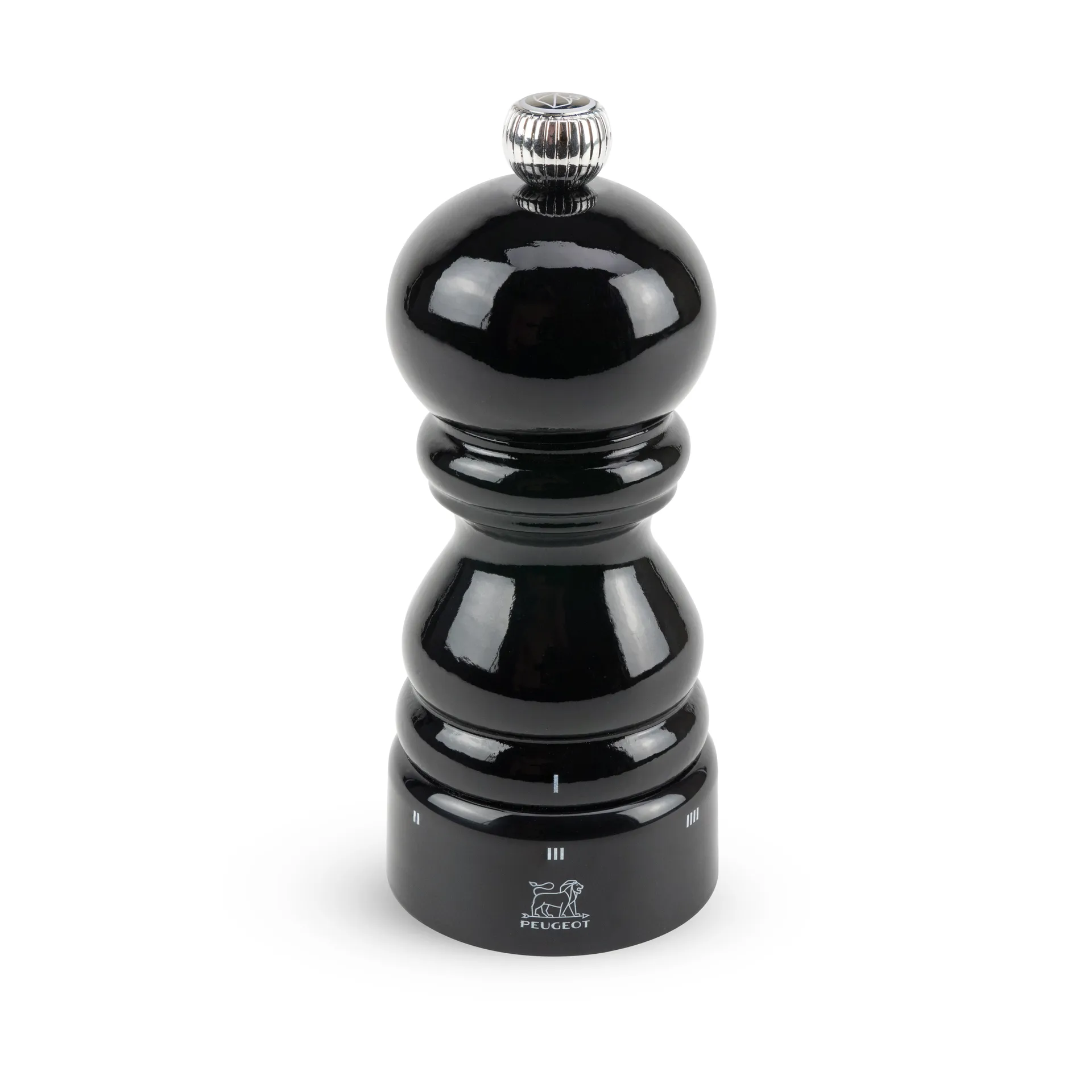 Paris u'Select Z salt grinder 12 cm, Lacquered black Peugeot