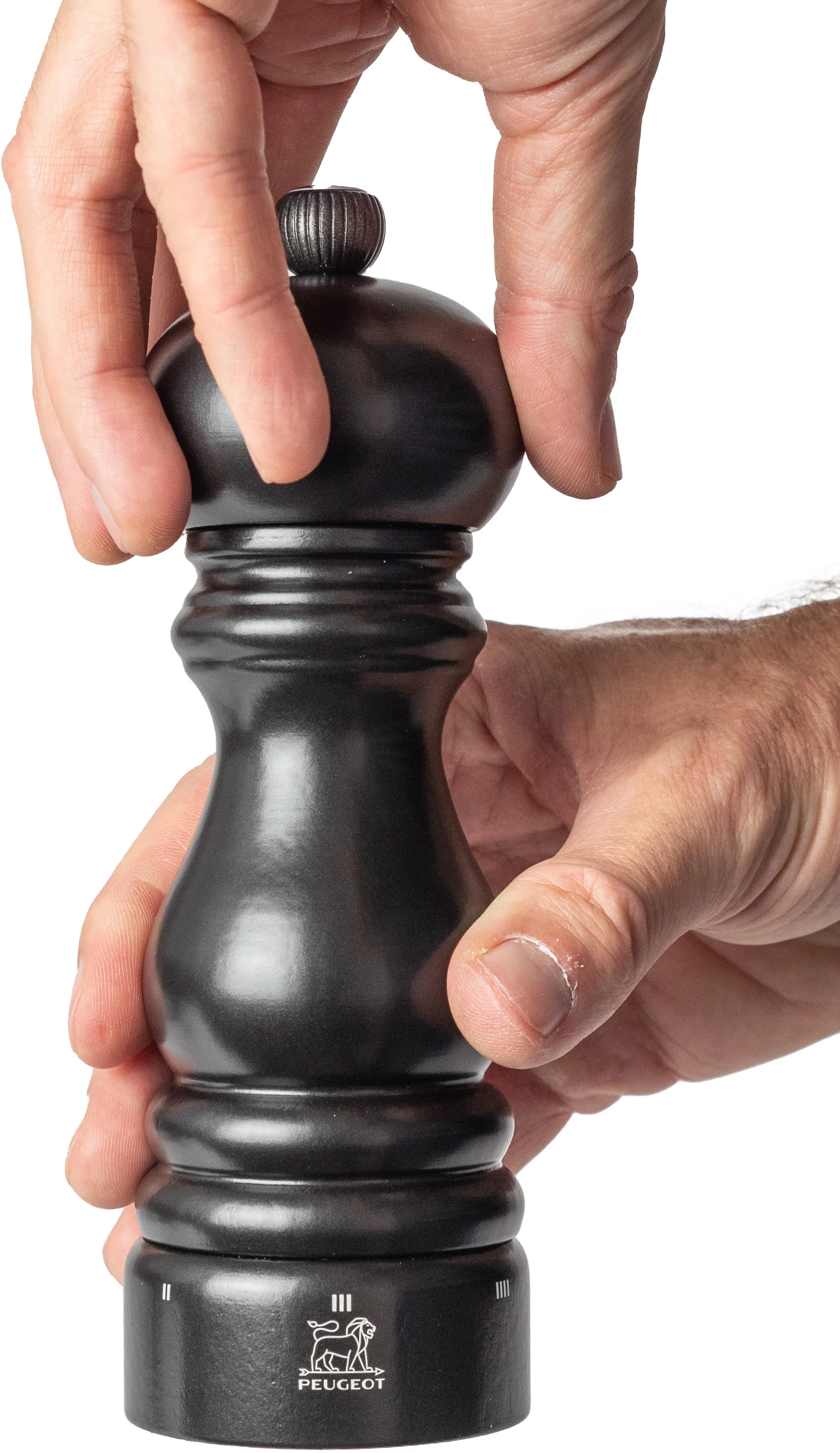 Paris u'Select Z salt mill 18 cm, Satin black Peugeot