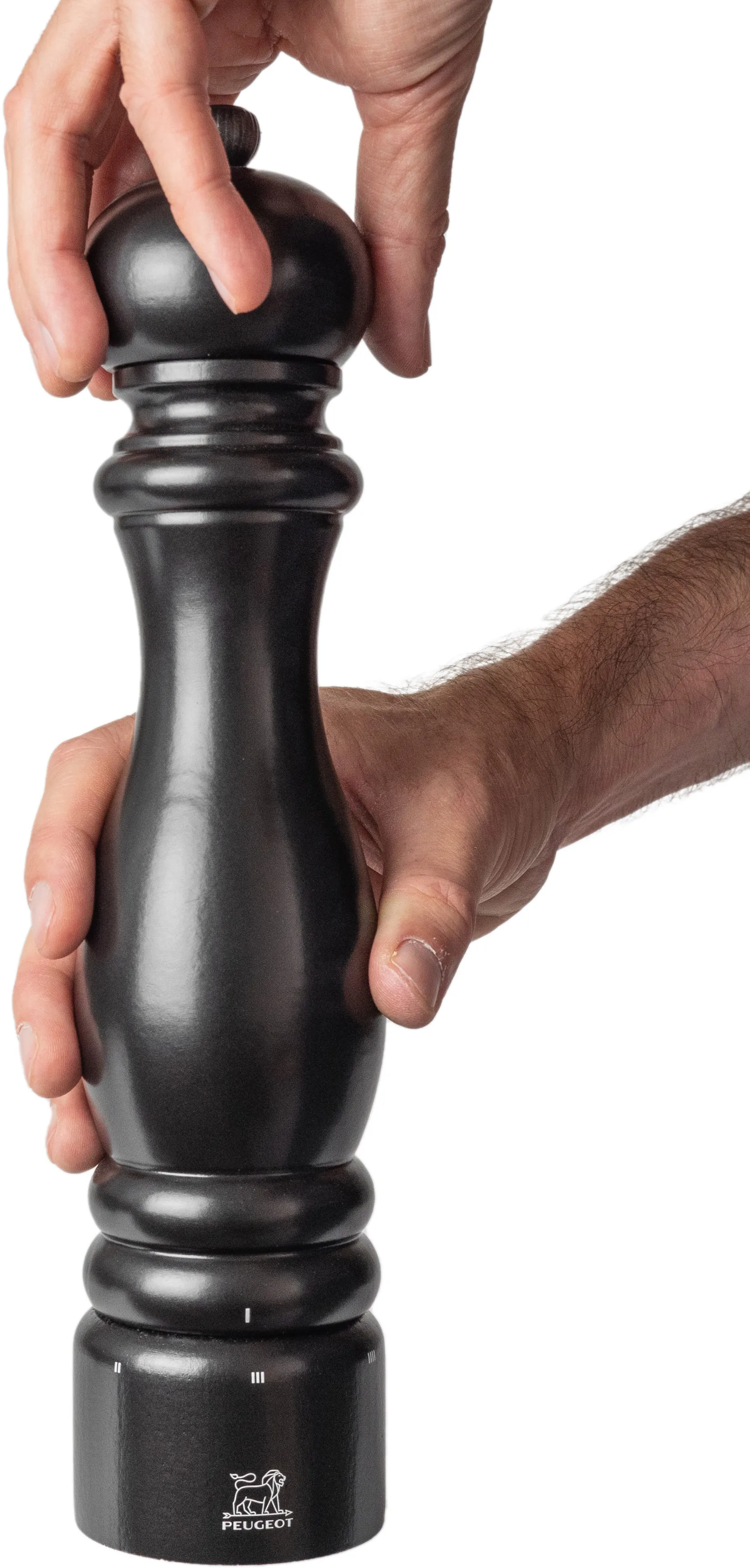 Paris u'Select Z salt mill 30 cm, Satin black Peugeot