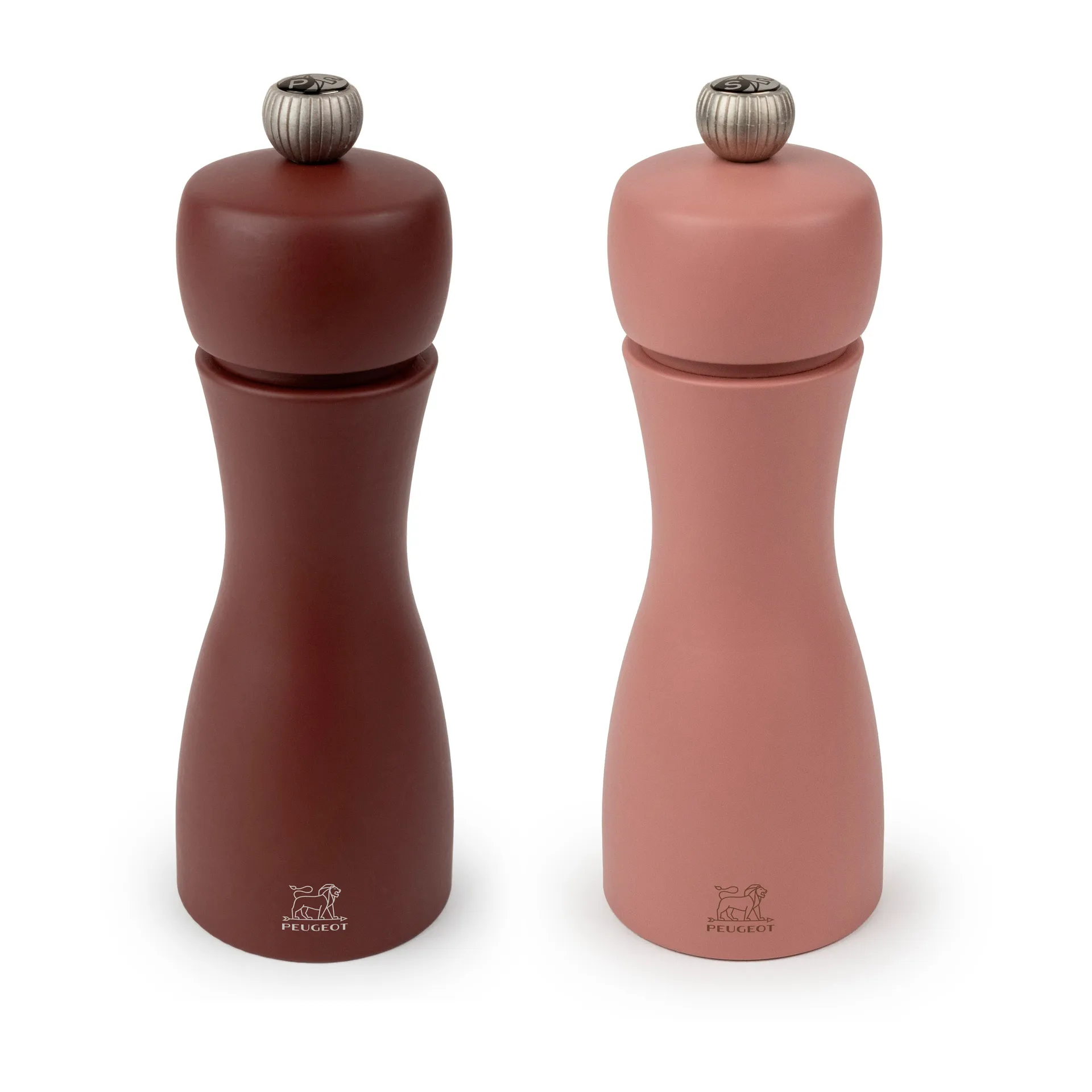 Tahiti set Earth salt- and pepper mill 15 cm, Cacao & nuts Peugeot