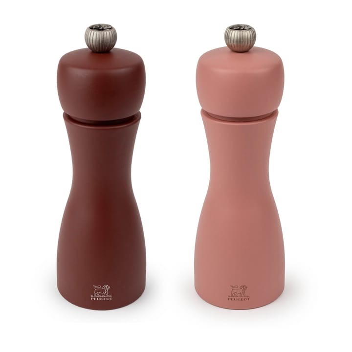 Tahiti set Earth salt- and pepper mill 15 cm, Cacao & nuts Peugeot