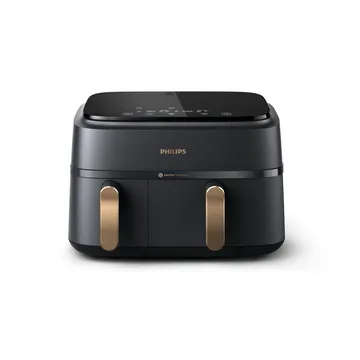 3000 series Air fryer double NA352/00 9 L - Black - Philips