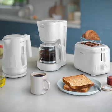 3000 series coffee maker HD7411/00 1.25 L - White - Philips