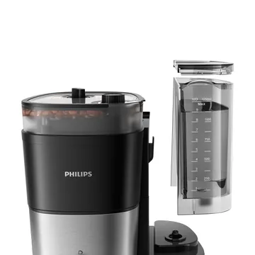 Philips coffee maker with grinder HD7888/01 1.25 L - Black - Philips