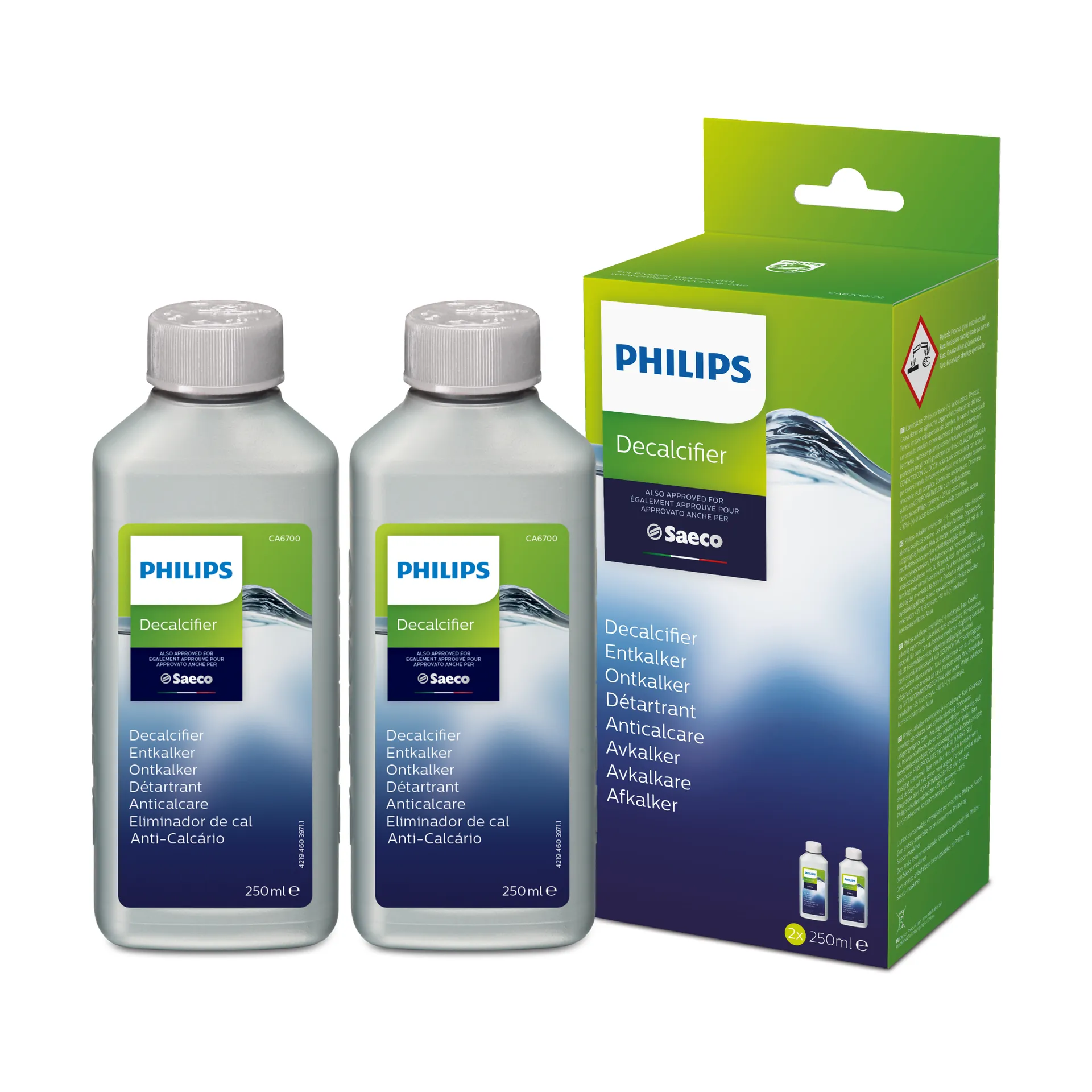 Saeco descaling agent CA6700/22 250 ml, 2-pack Philips