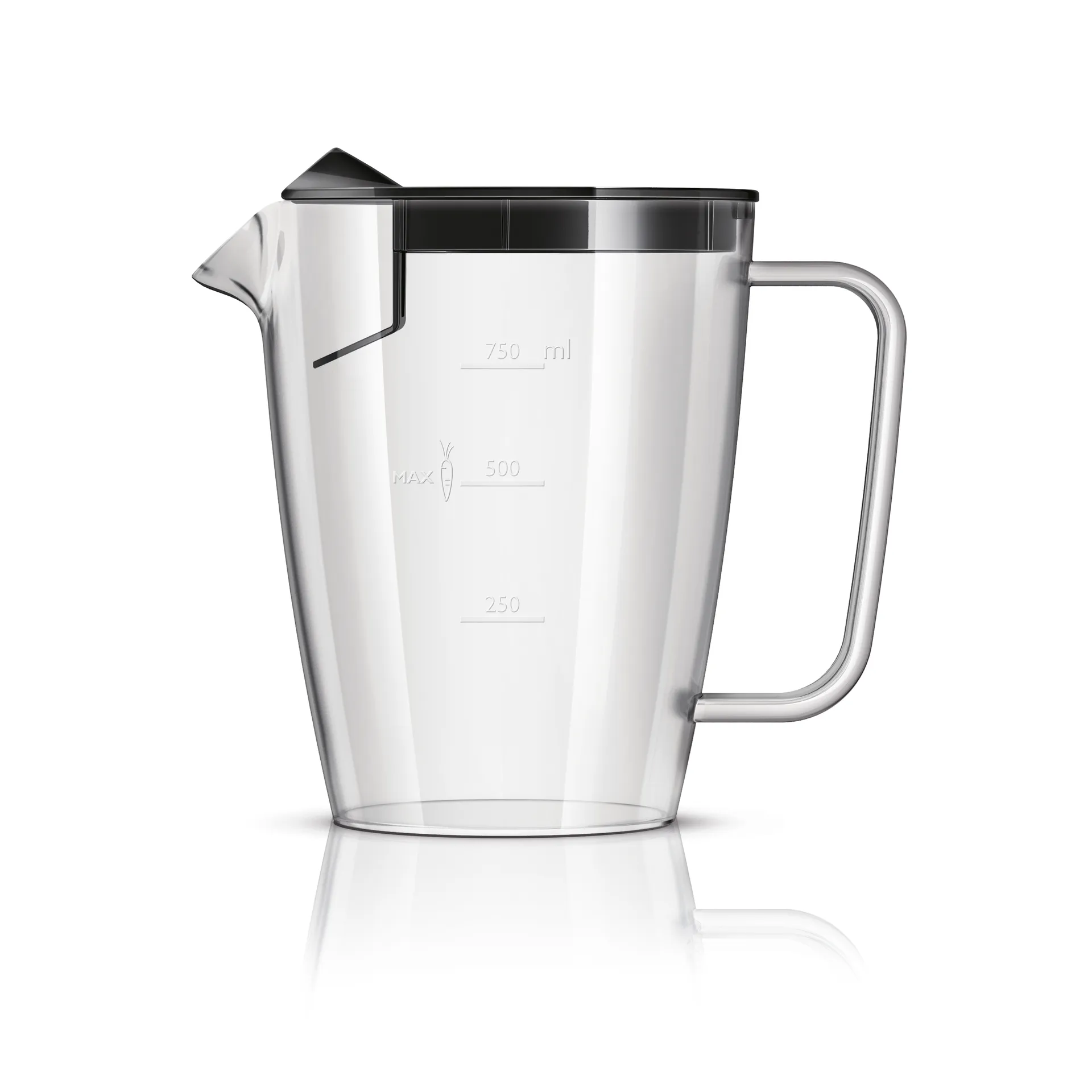 Viva centrifugal juicer HR1855/70 2 L, Black Philips