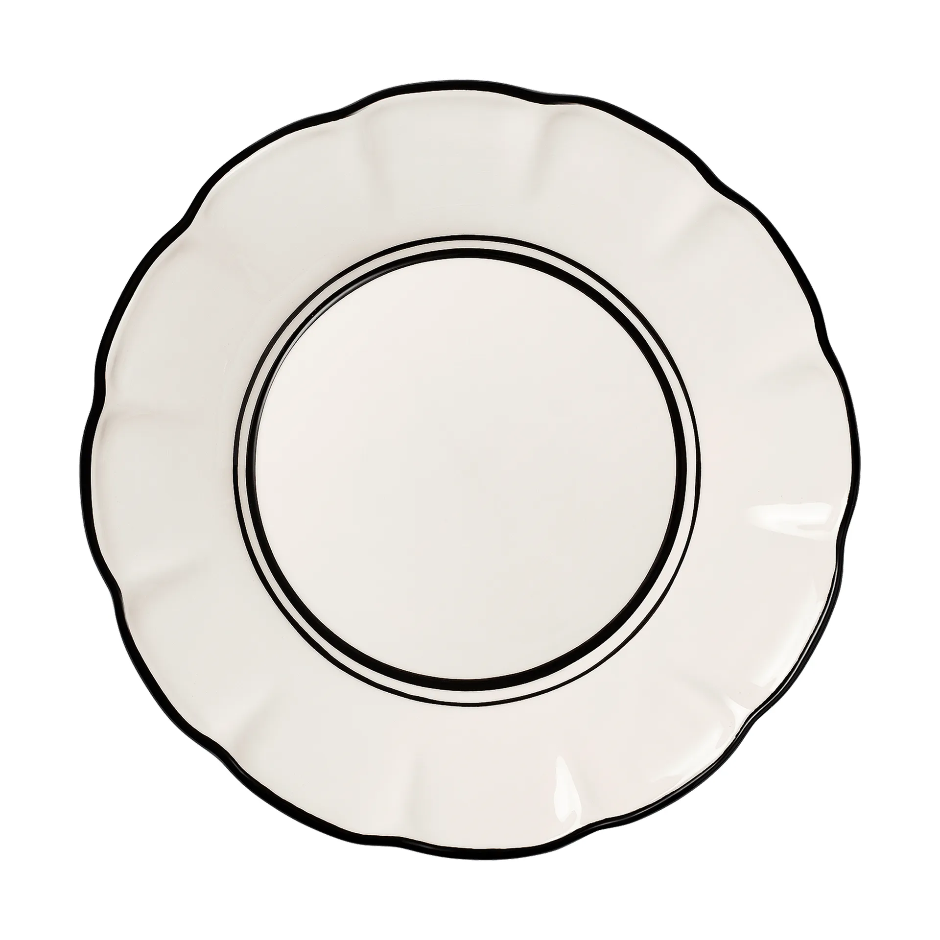 Bistro plate, Black, 28 cm Pick a Poppy
