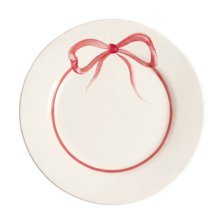 Bow plate - Dark Pink, 28 cm - Pick a Poppy