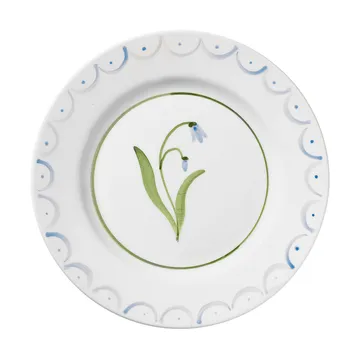 Cottage Flower salad plate - Light Blue, 22 cm - Pick a Poppy