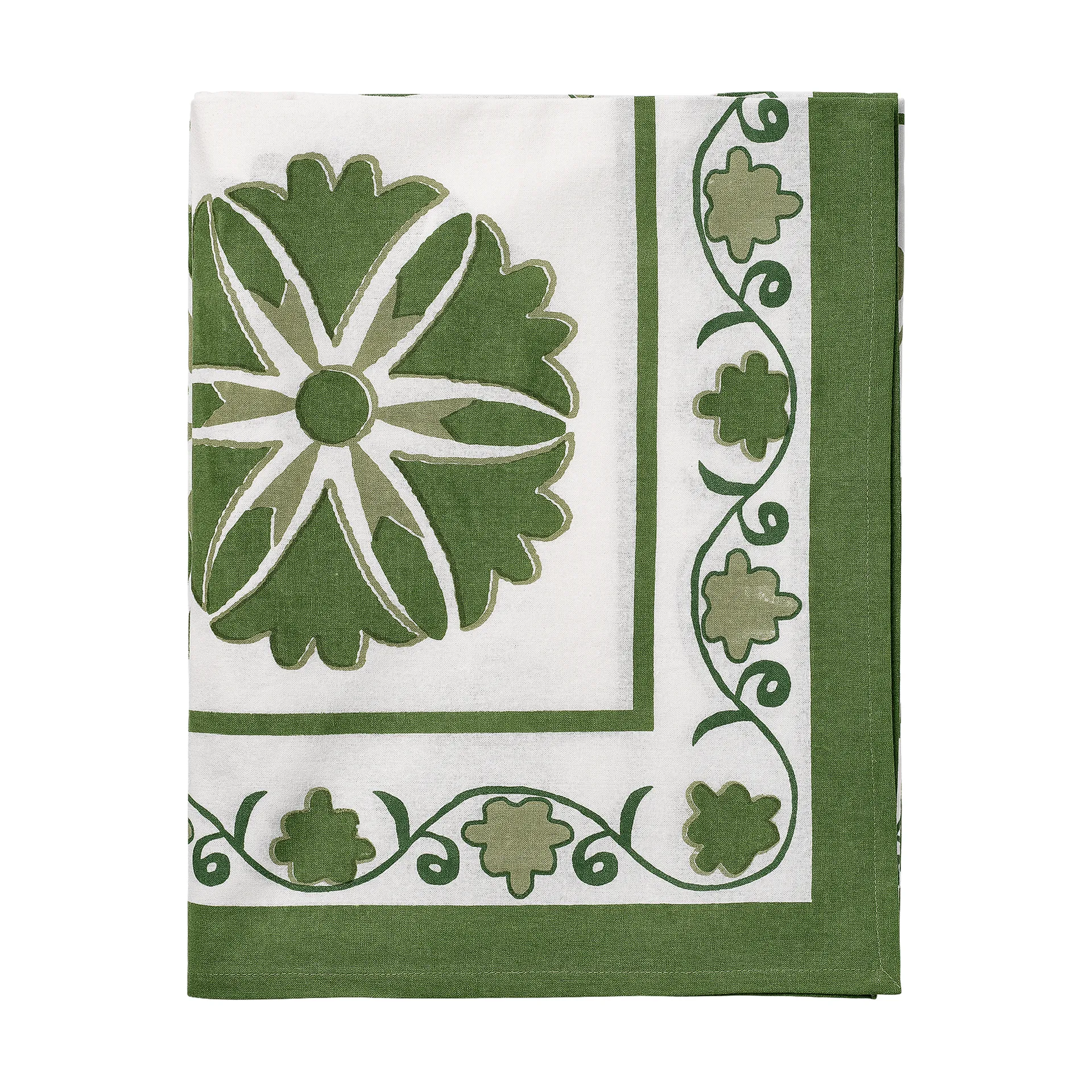 Suzani tablecloth, Green, 350x150 cm Pick a Poppy