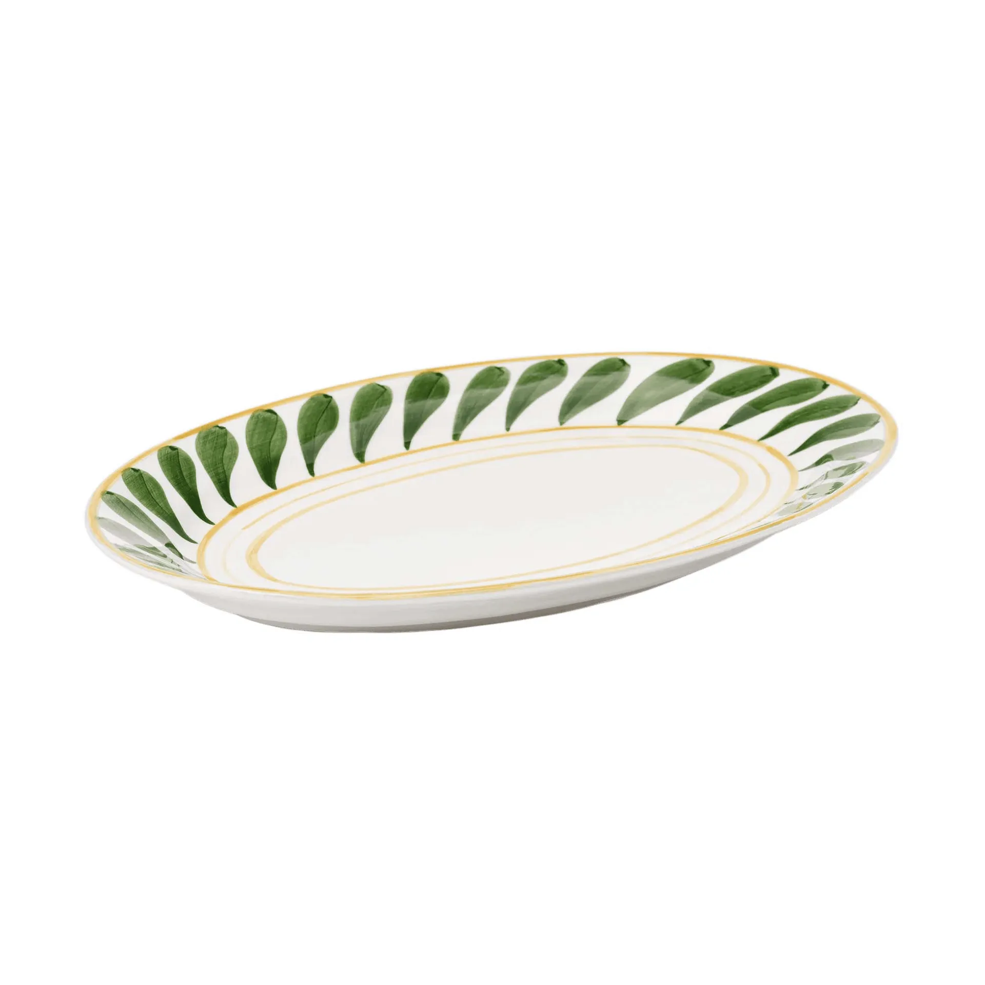Swirl serving platter, Green, 32 cm Pick a Poppy