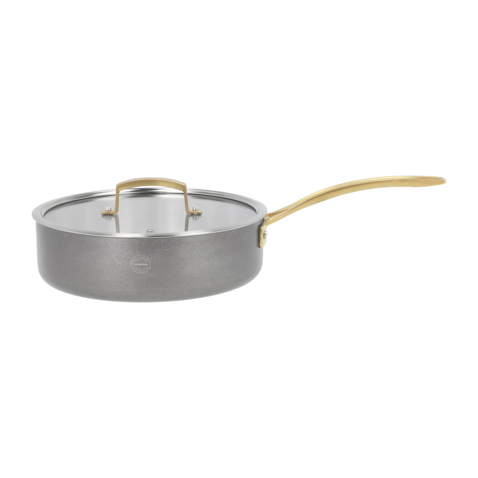 Durance saucepan with lid Ø24 cm, Stainless steel Pillivuyt