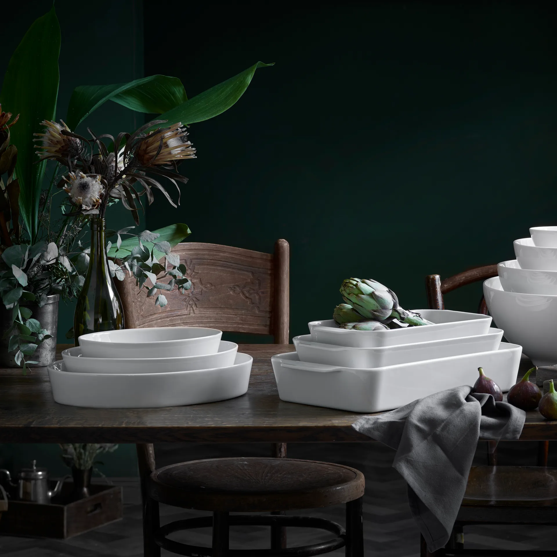 Pillivuyt plate oval, Medium Pillivuyt