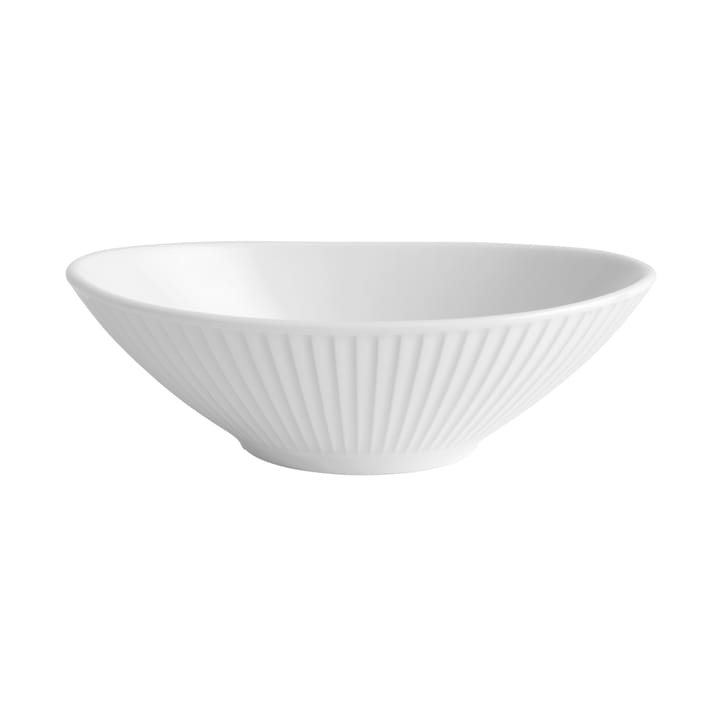 Plissé bowl oval, White Pillivuyt