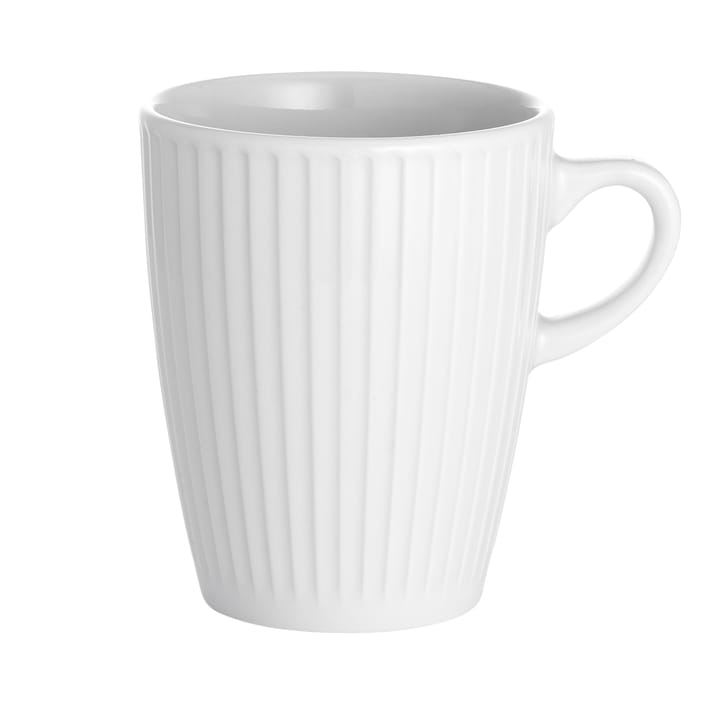 Plissé mug 27 cl, White Pillivuyt