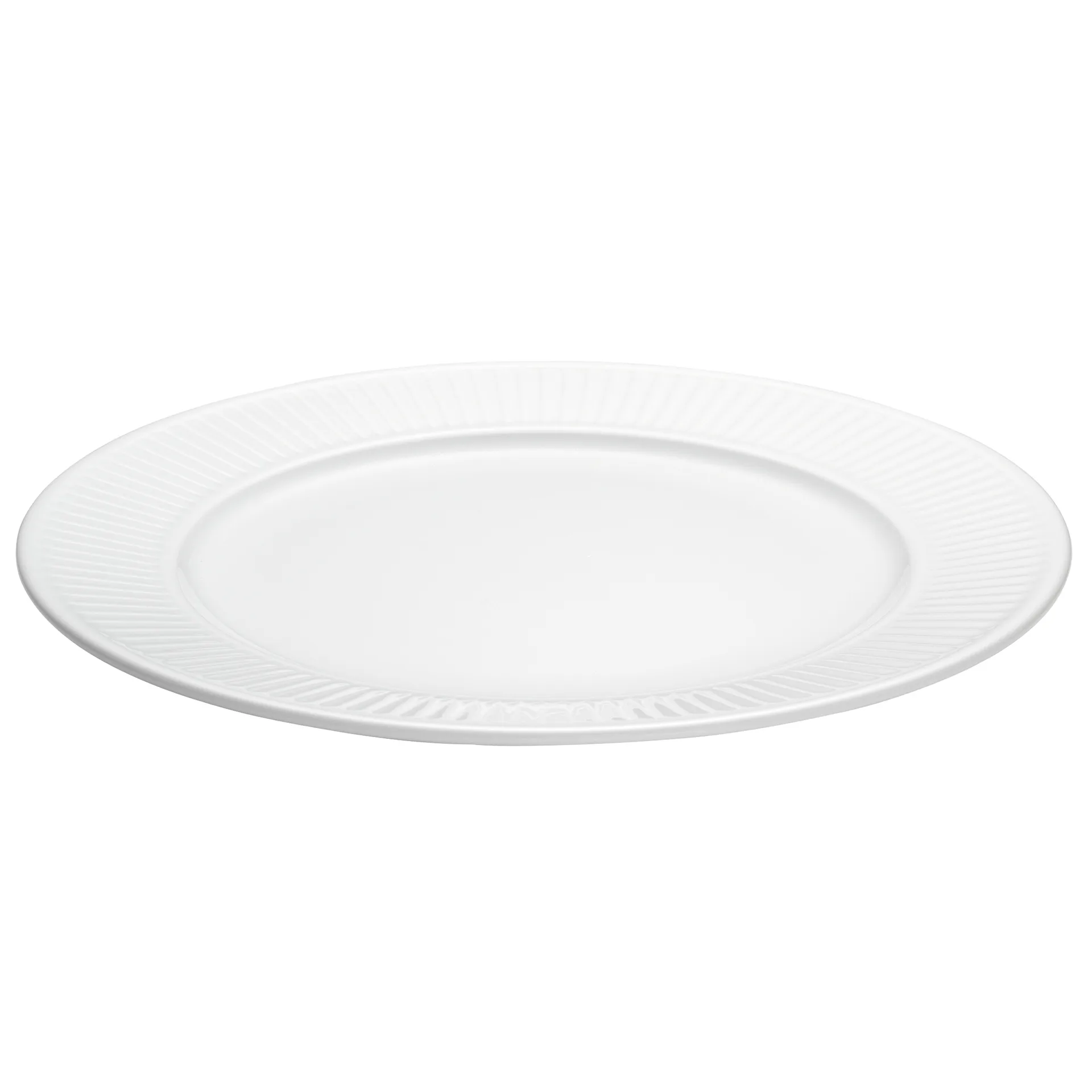 Plissé plate Ø 28 cm, White Pillivuyt