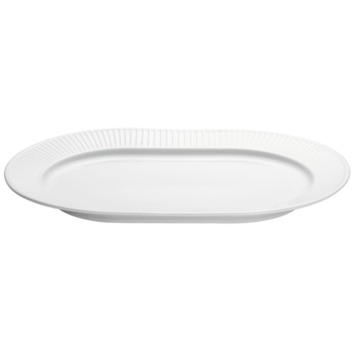 Plissé serving plate oval, White Pillivuyt