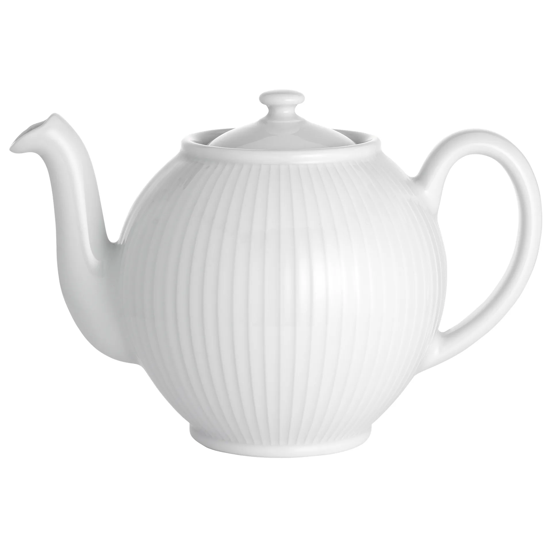 Plissé teapot 1.5 l, White Pillivuyt