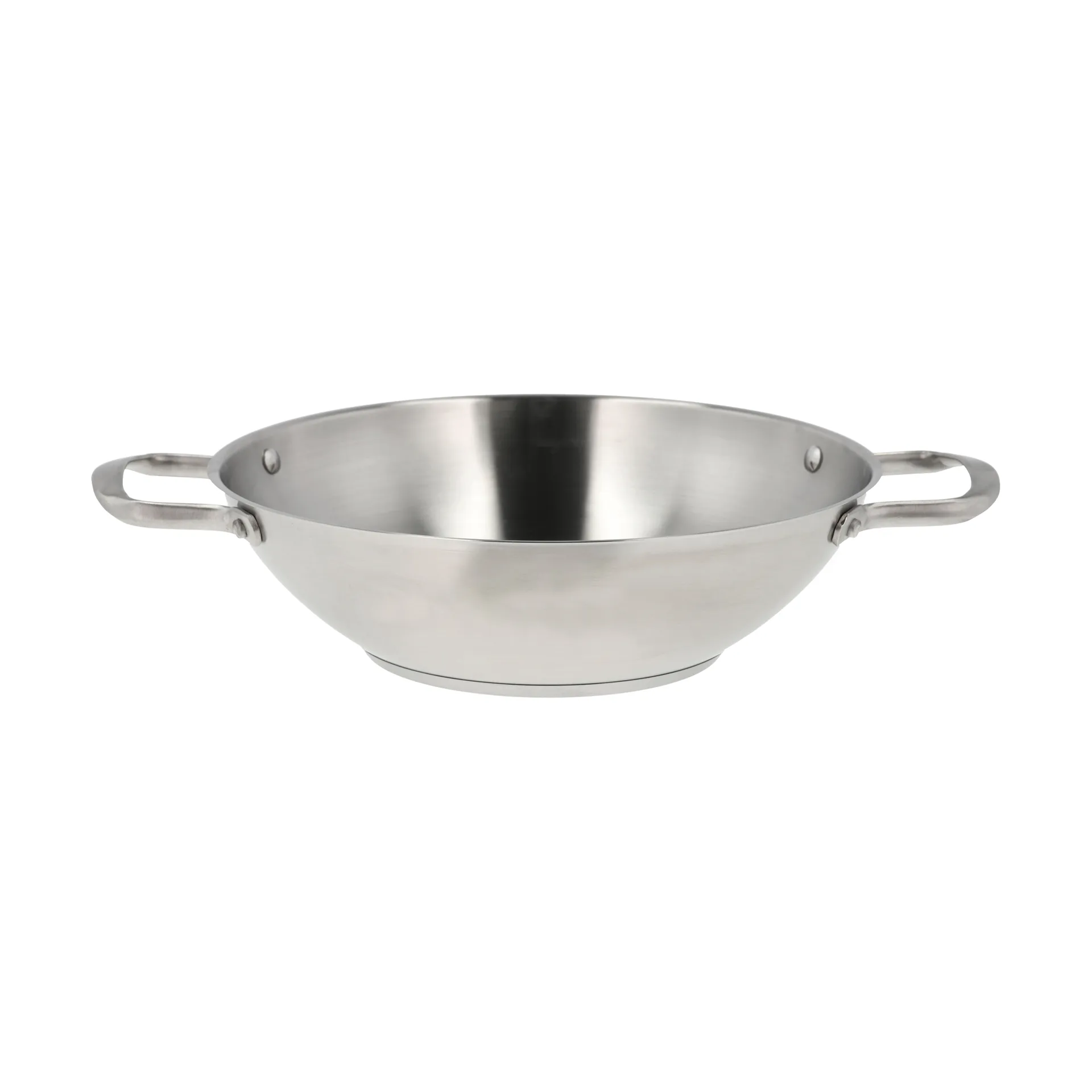 Roya wok pan 28 cm, Stainless steel Pillivuyt