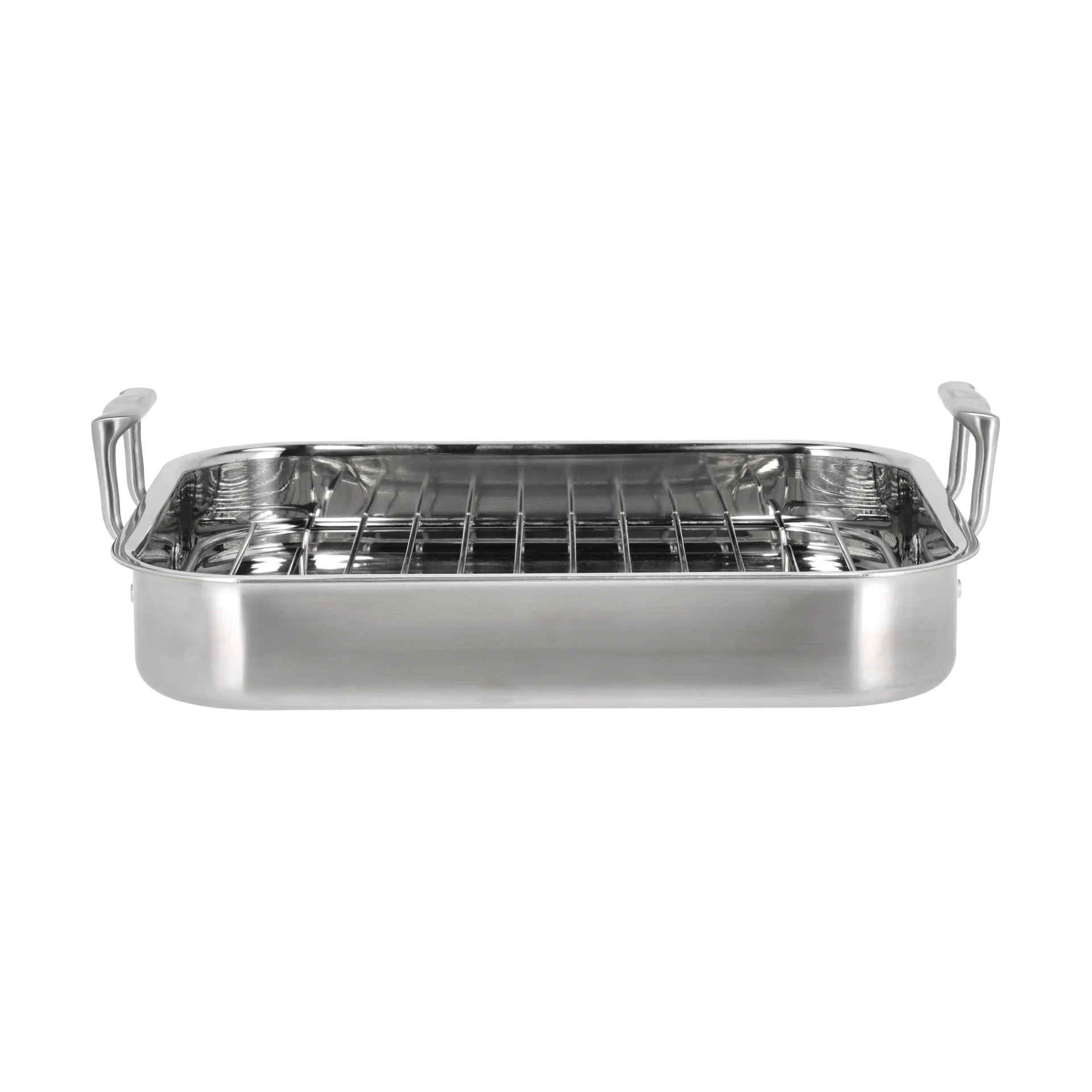 Somme oven pan with grid 32x26,5x5,5 cm, Stainless steel Pillivuyt