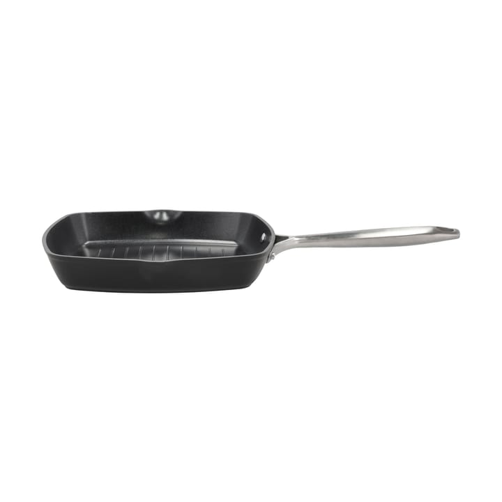 Travo griddle pan ceramic non-stick 24x24 cm, Black-aluminum Pillivuyt