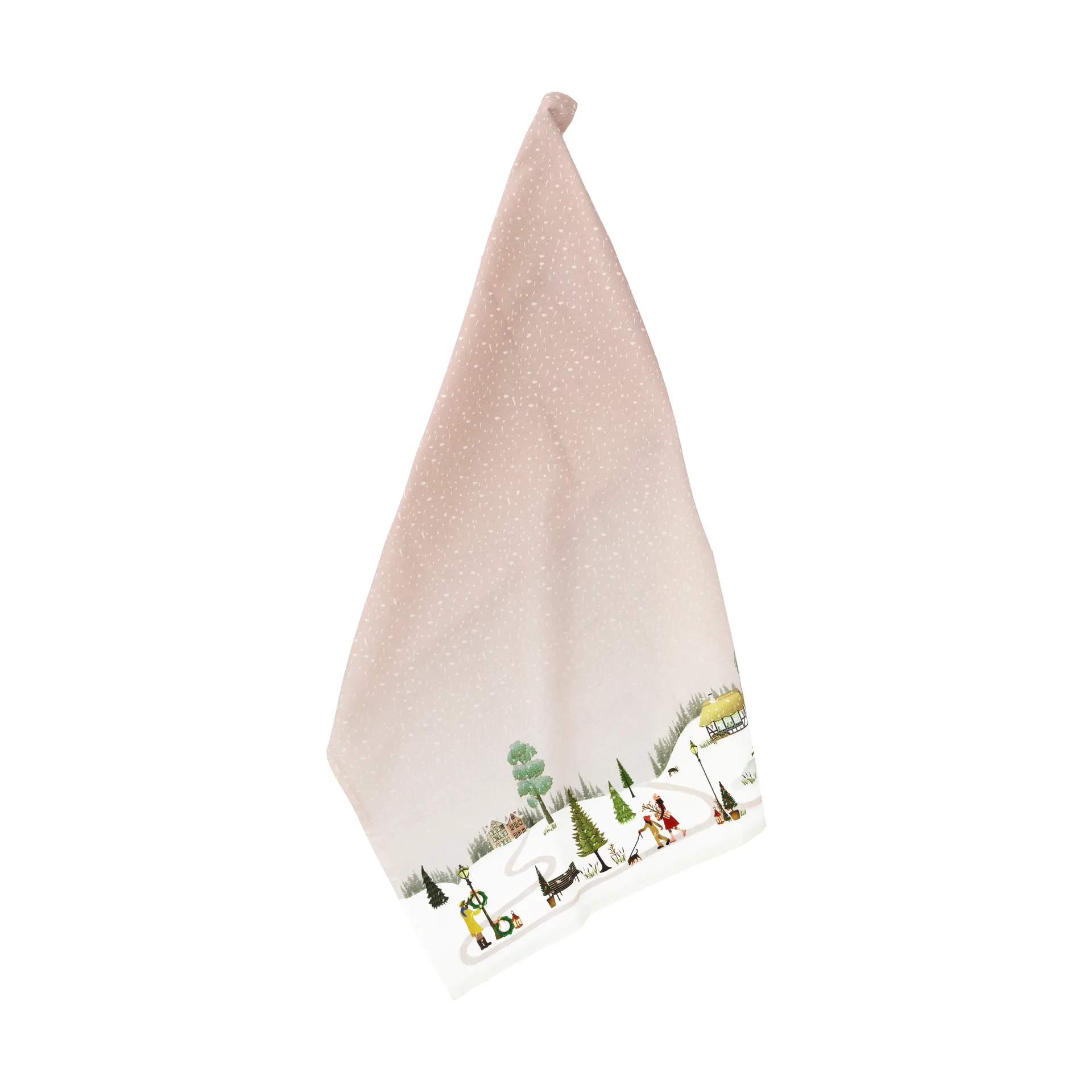 Winter kitchen towel 50x70 cm, Woodrose Pillivuyt