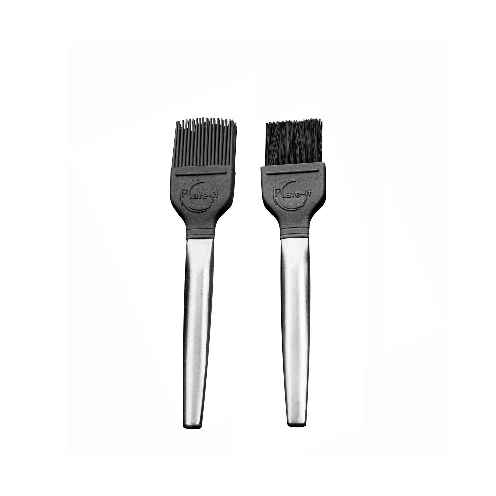 Plate-it decorating brushes, Stainless steel, 2 pieces Plate It