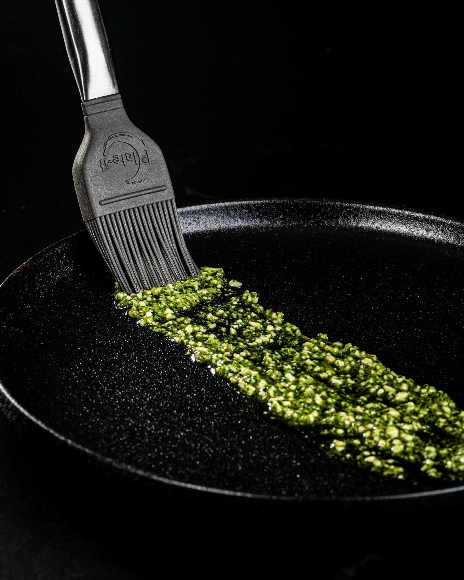 Plate-it decorating brushes, Stainless steel, 2 pieces Plate It
