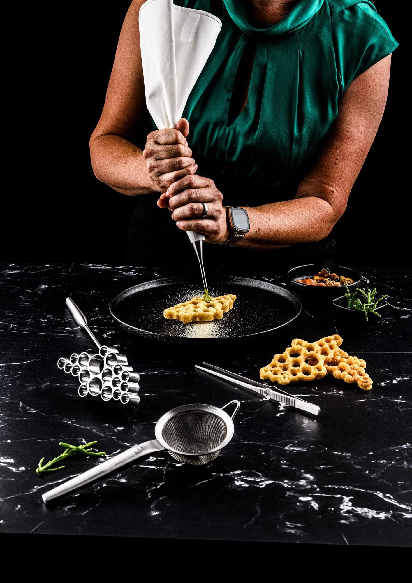 Plate-it decorating sieve, Stainless steel Plate It