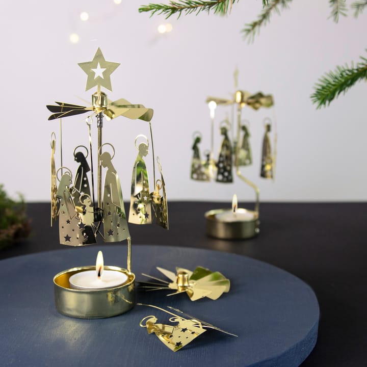 Angel chimes crib family, gold Pluto Design