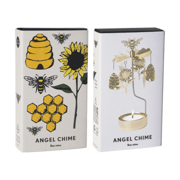 Bee Mine angel chime - Gold - Pluto Design