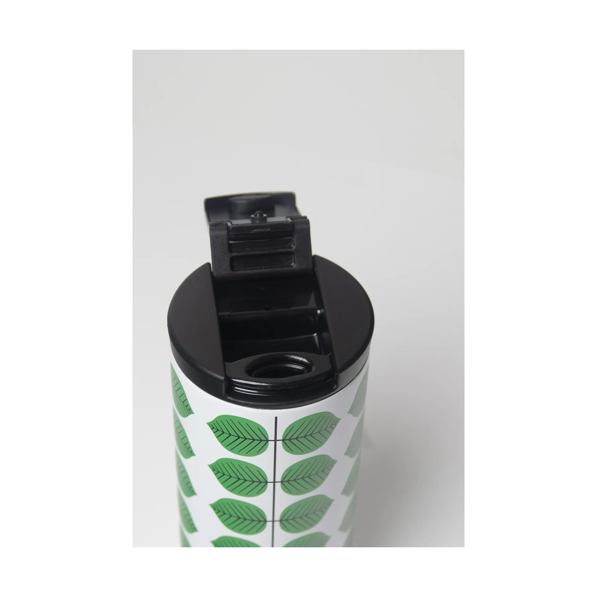 Berså thermal mug 0.35l, White-green Pluto Design
