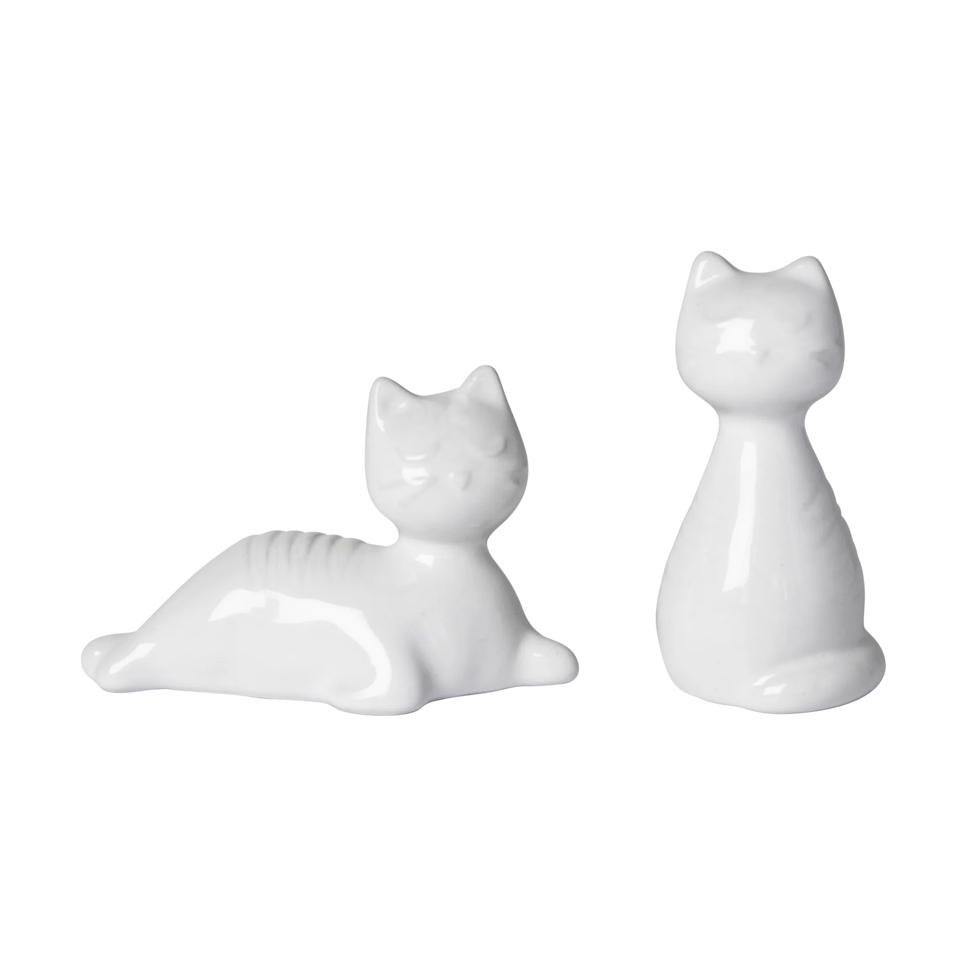 Cat salt & pepper mills, White Pluto Design