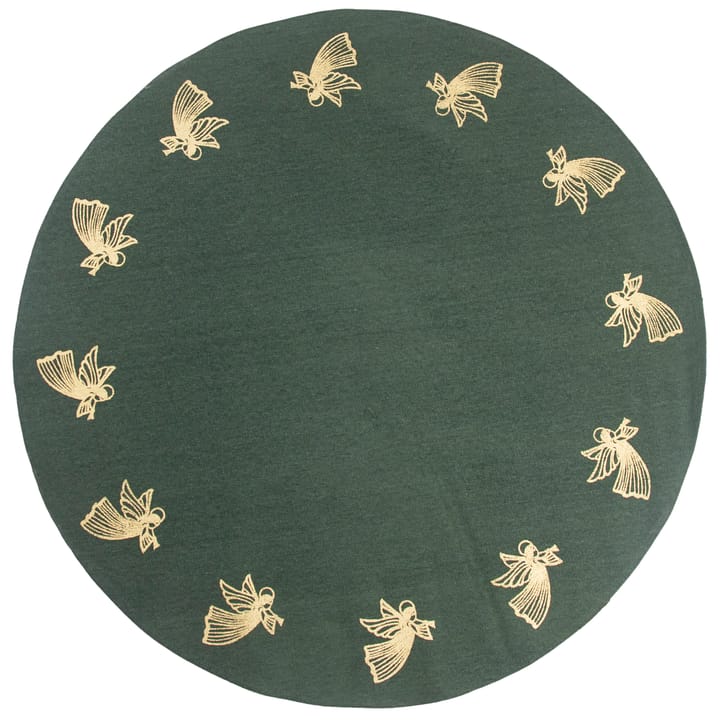 Christmas tree skirt flying angels, green Pluto Design