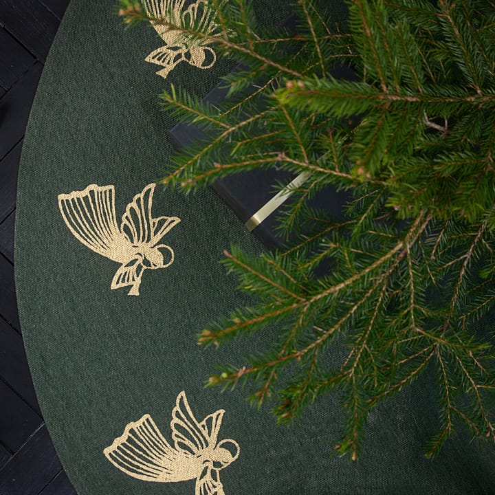 Christmas tree skirt flying angels, green Pluto Design