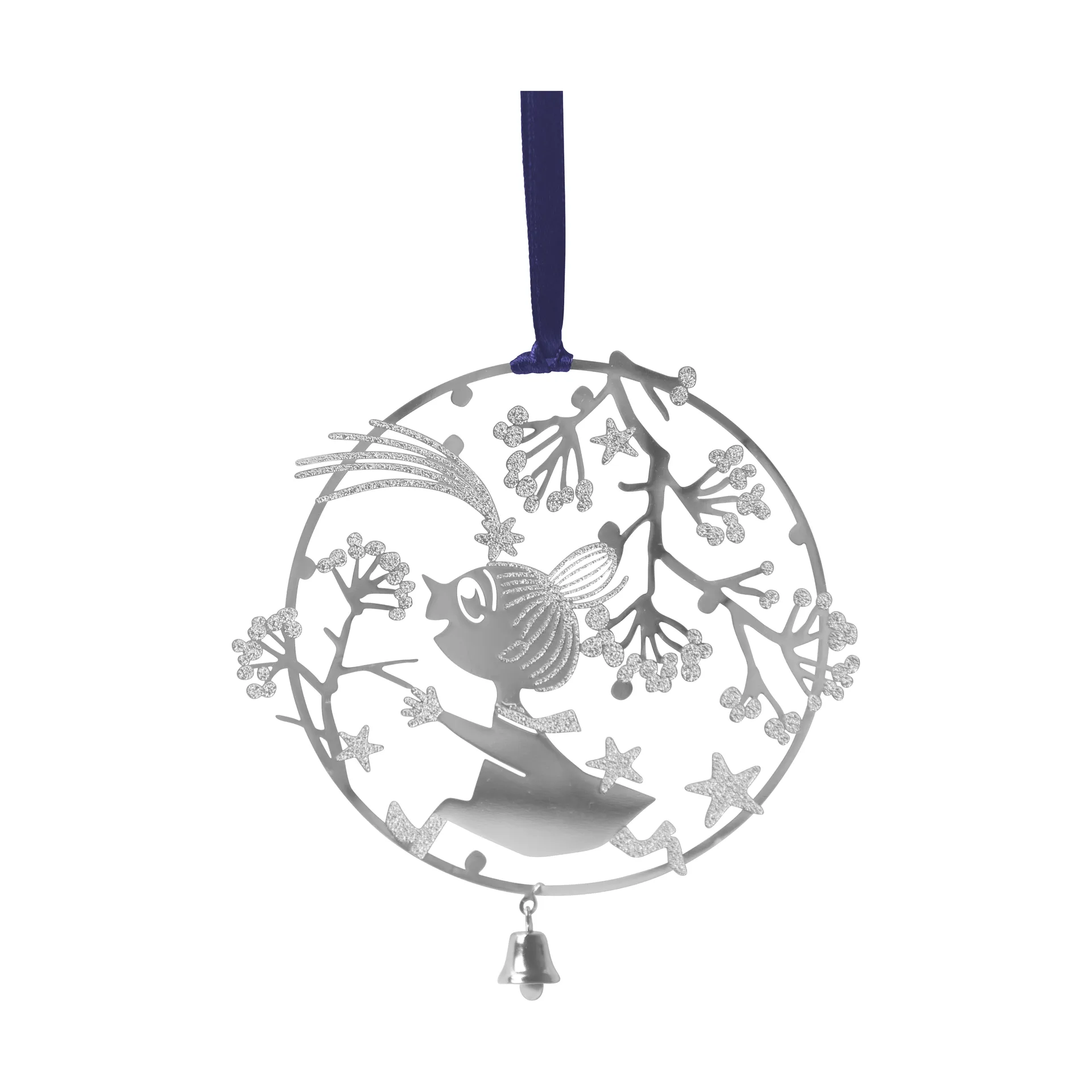 Lilla My First snow Christmas ornament, Silver Pluto Design