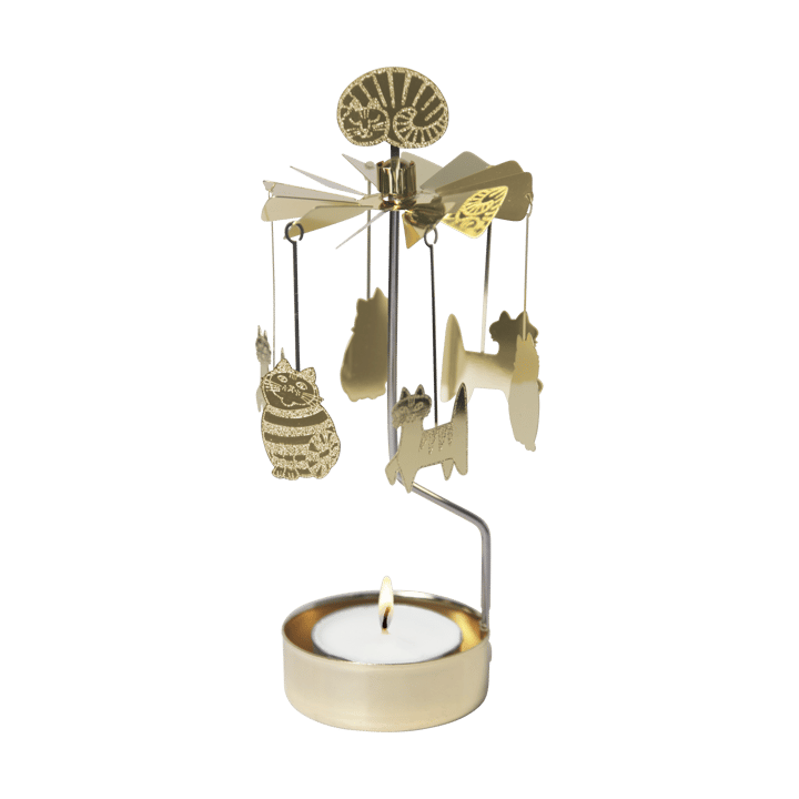 Lisa Larson cats angel chime, Gold Pluto Design