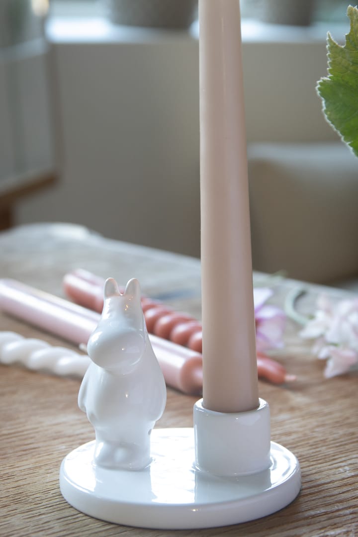 Moomin candle holder ceramic, White Pluto Design