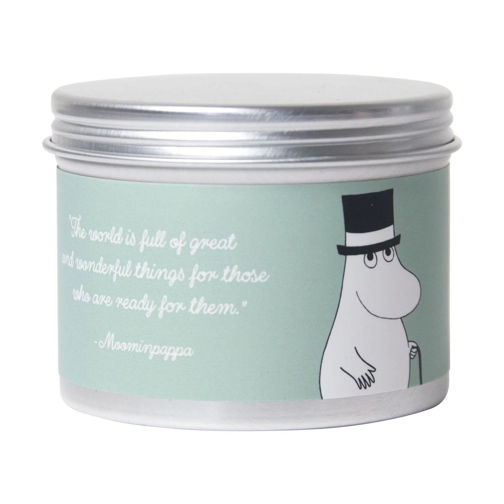 Moomin scented candle small 20 h, Moominpappa Pluto Design