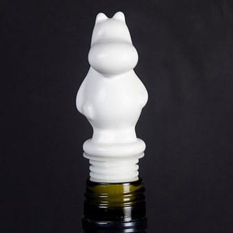 Moomin wine stop, white ceramic Pluto Design