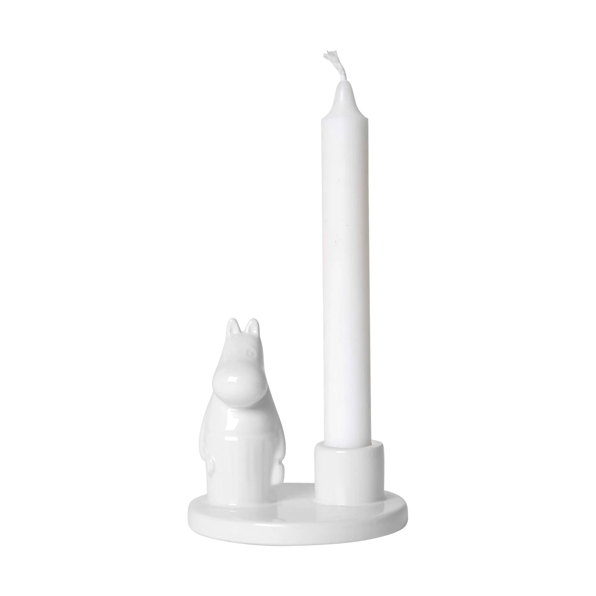 Moominmamma candle sticks ceramic, White Pluto Design