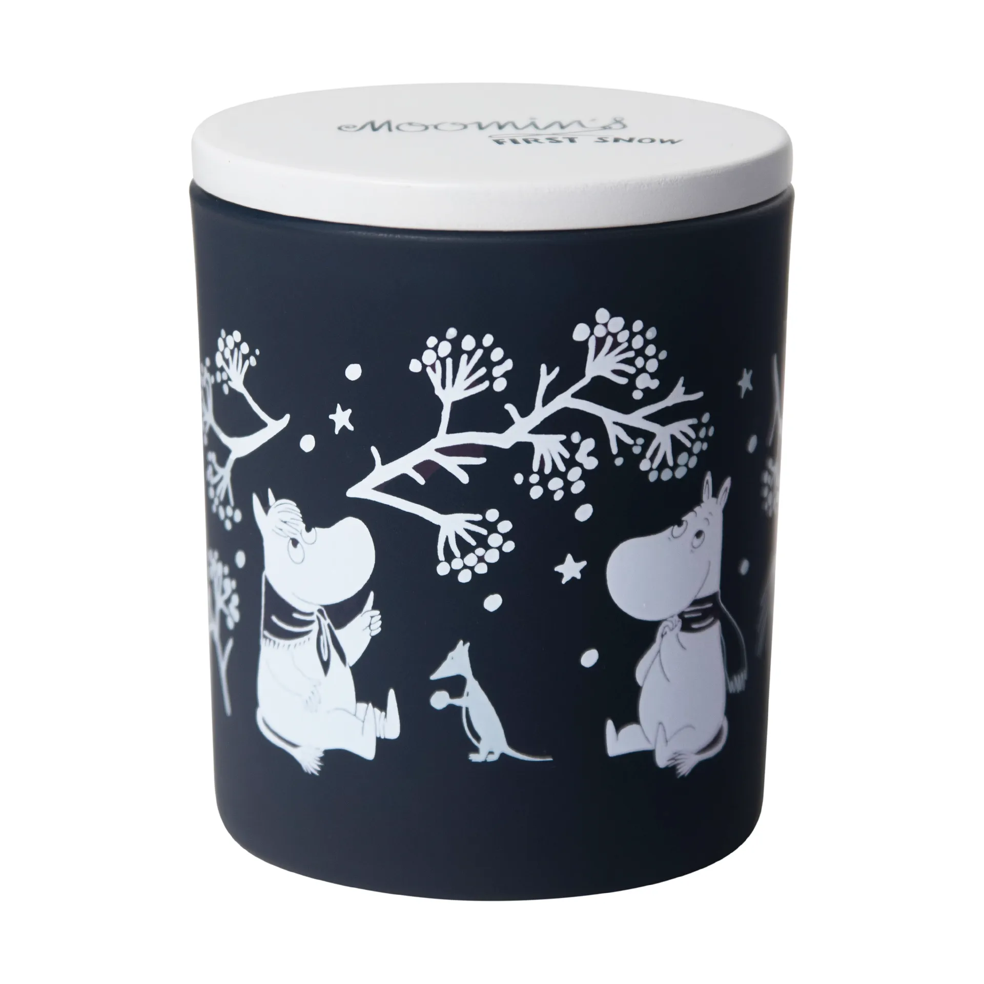 Mumin scented candle 40 h, First snow Pluto Design