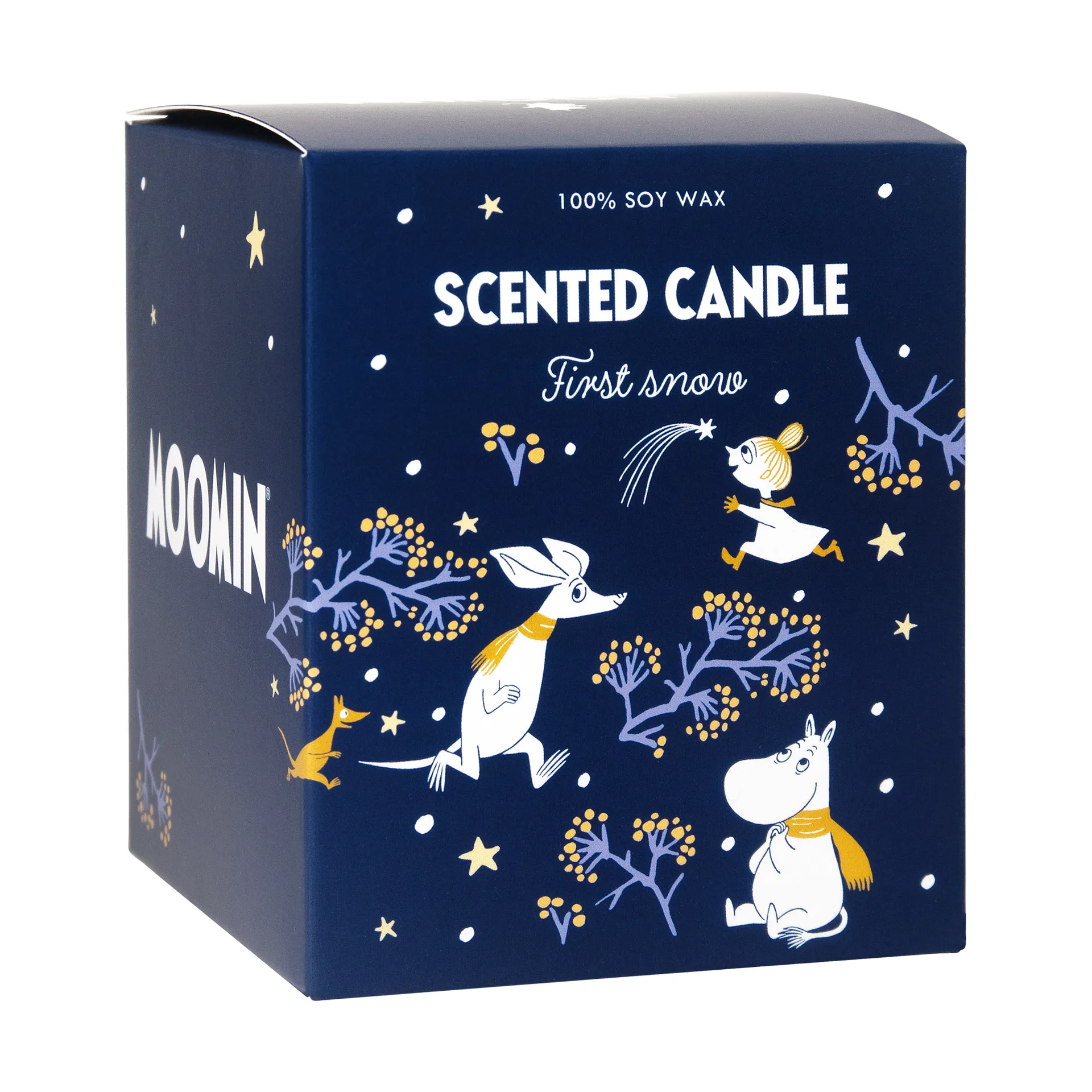 Mumin scented candle 40 h, First snow Pluto Design