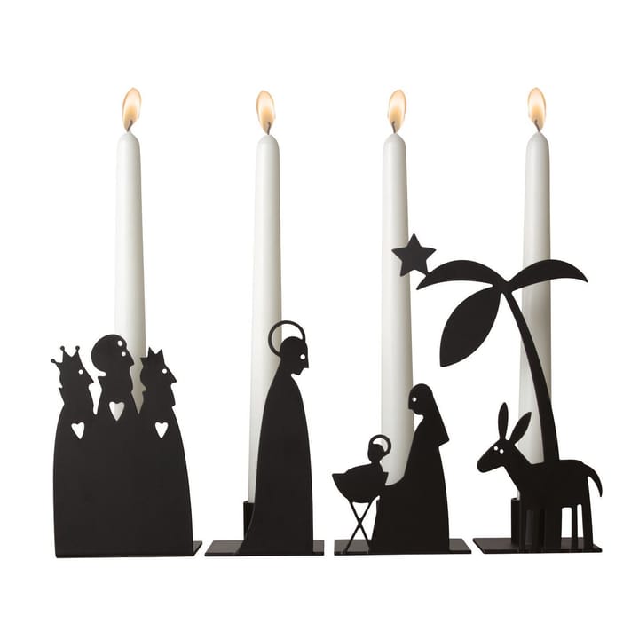 Nativity Scene candleholder metal, large Pluto Design