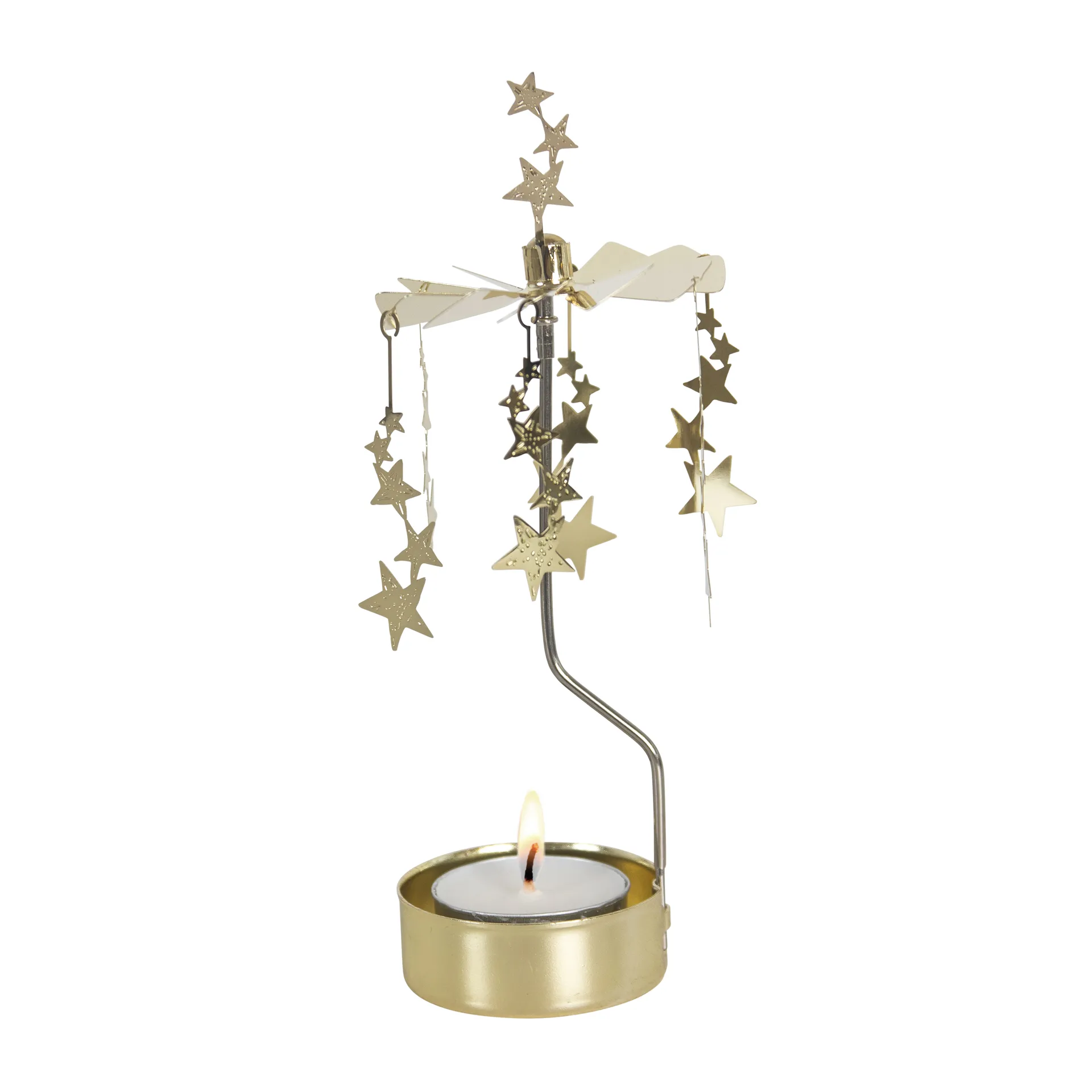 Natthimmel Angel Chimes, Gold Pluto Design