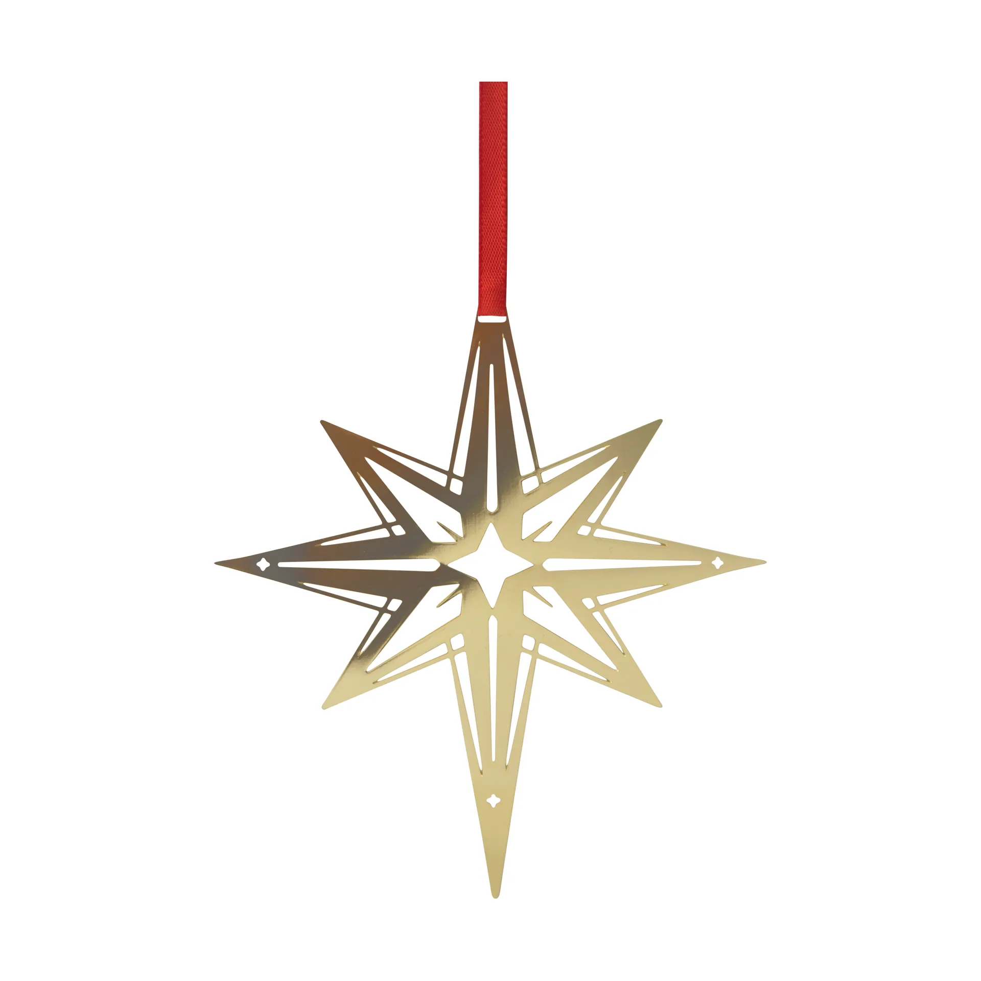 Northern Star L Christmas ornament, Gold Pluto Design
