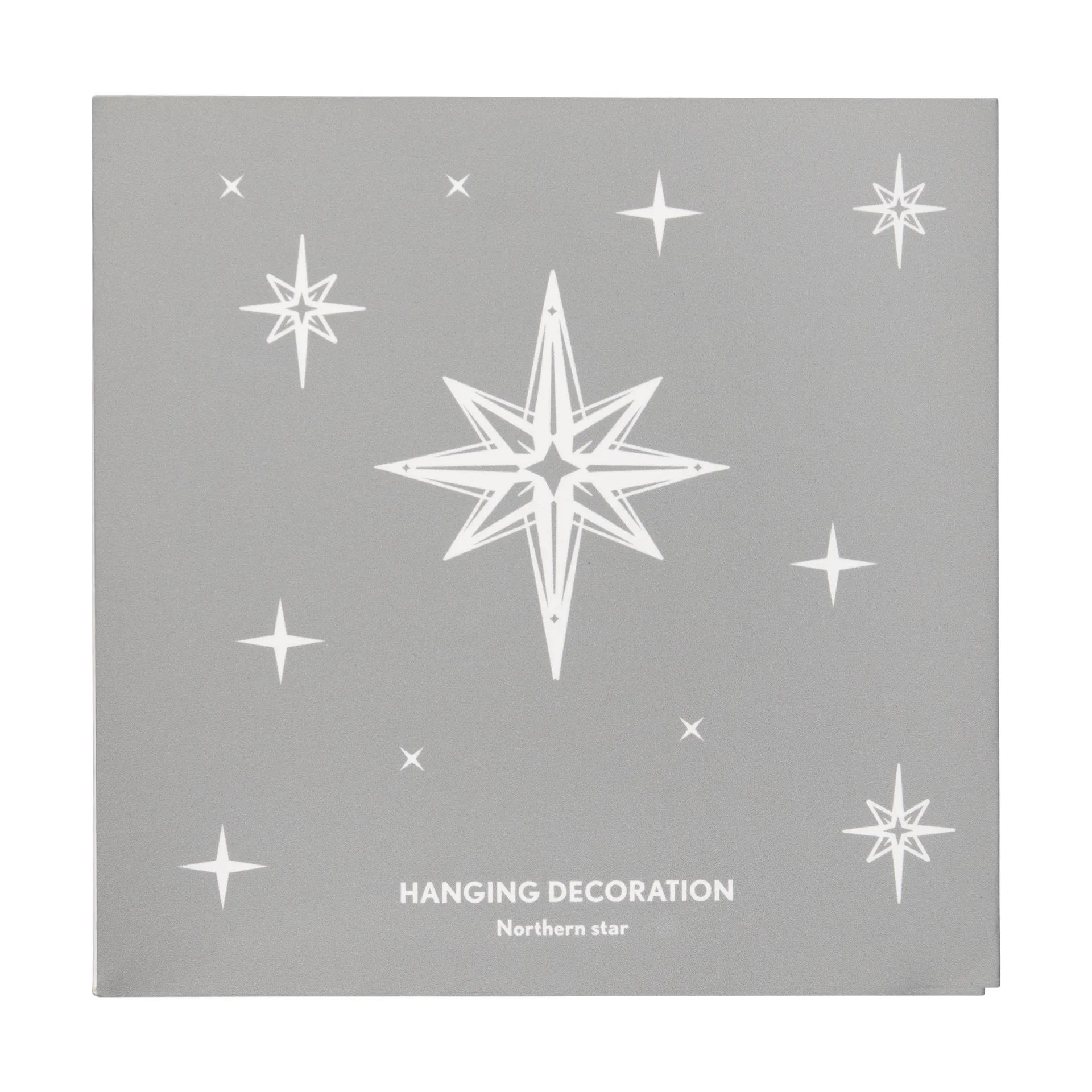 Northern Star L Christmas ornament, Silver Pluto Design