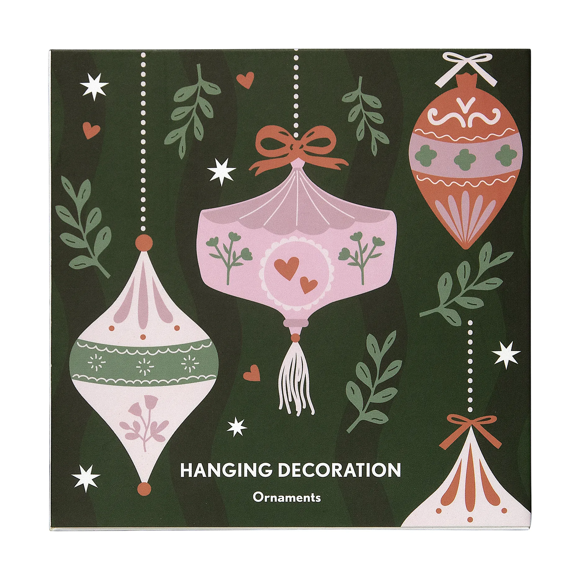 Ornaments Christmas hanging, Gold Pluto Design