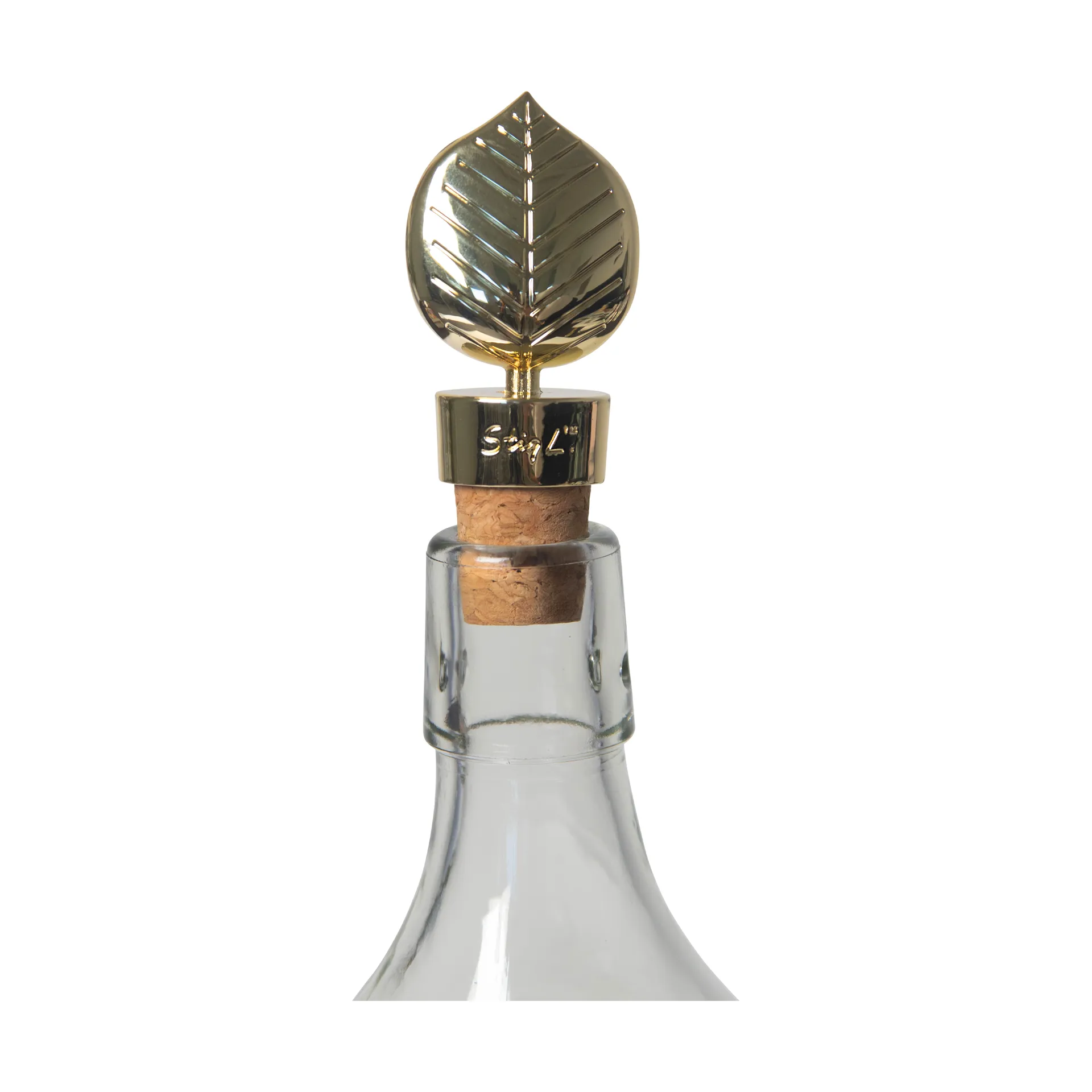 Stig L Berså bottle stopper, Gold Pluto Design