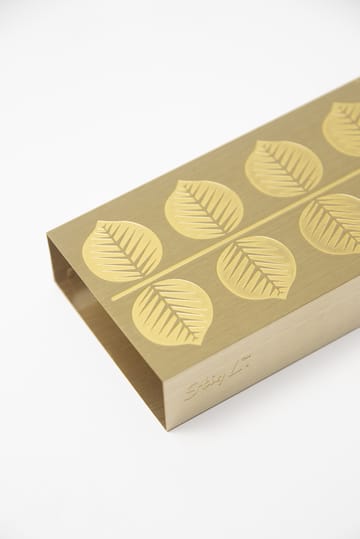 Stig L Berså matchbox 6,8x12 cm - Gold - Pluto Design